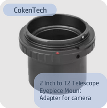 Load image into Gallery viewer, 2 Inch to T2 Telescope Eyepiece Mount Adapter for camera
